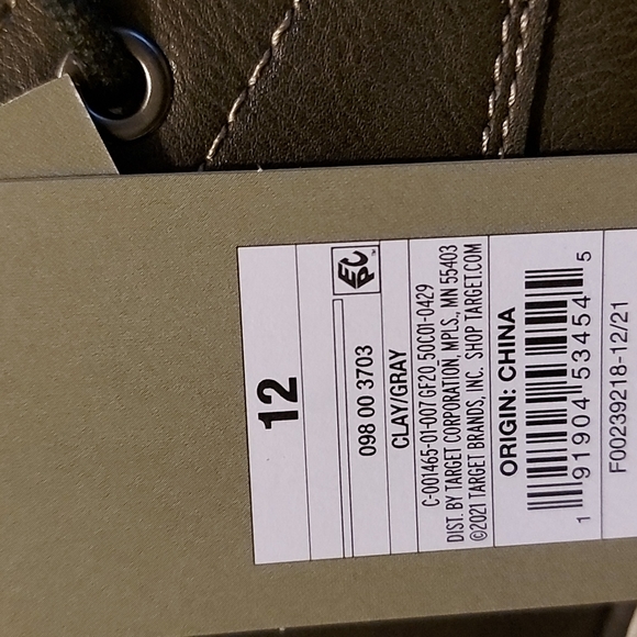 Mens Sneakers Sz 12, Mid Top Lace up in Gray by Goodfellow & Co - Brand New - Picture 7 of 7